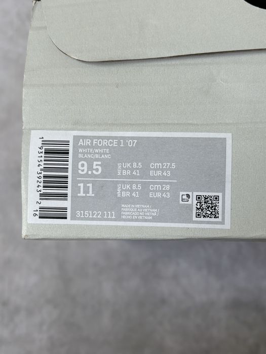 Air force 1 biale
