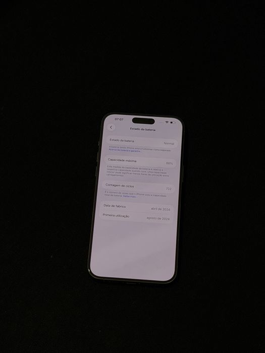 Iphone 15 Pro Max 256GB Bateria 88% Caixa