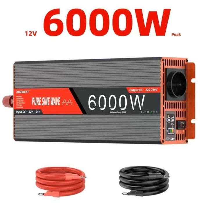 В наявності! Інвертор 6000W компактний