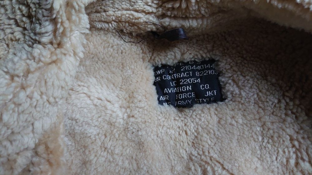 Kożuch pilotka Aviation kupiona we Włoszech XL. Kraków