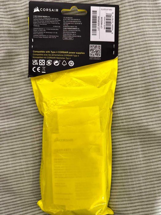 Cabo de Alimentação EPS12V 45cm Negro