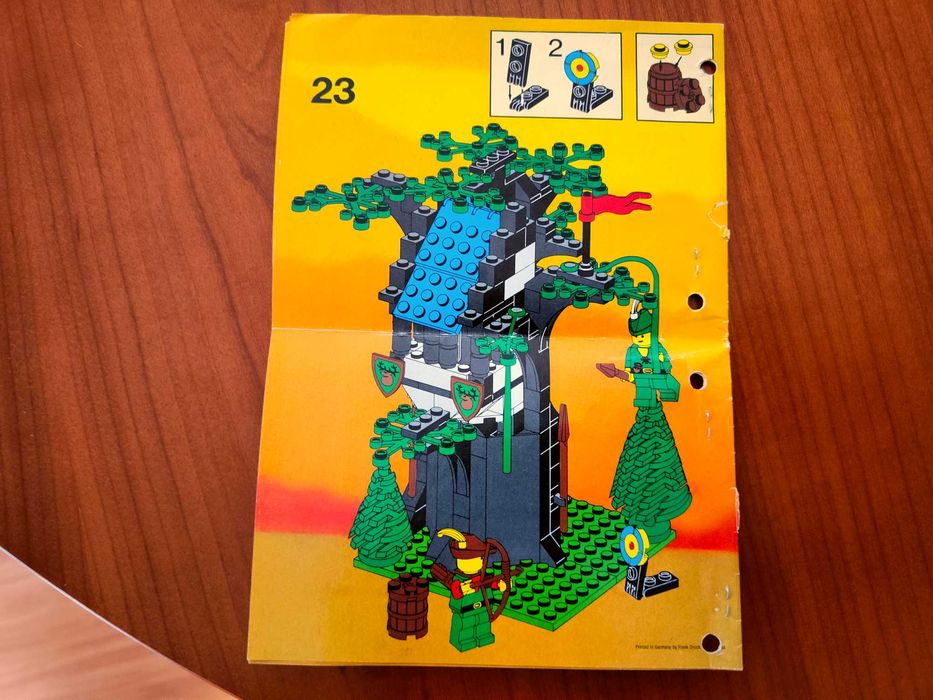 Lego 6054 - Forestmen's Hideout (instrucções originais)