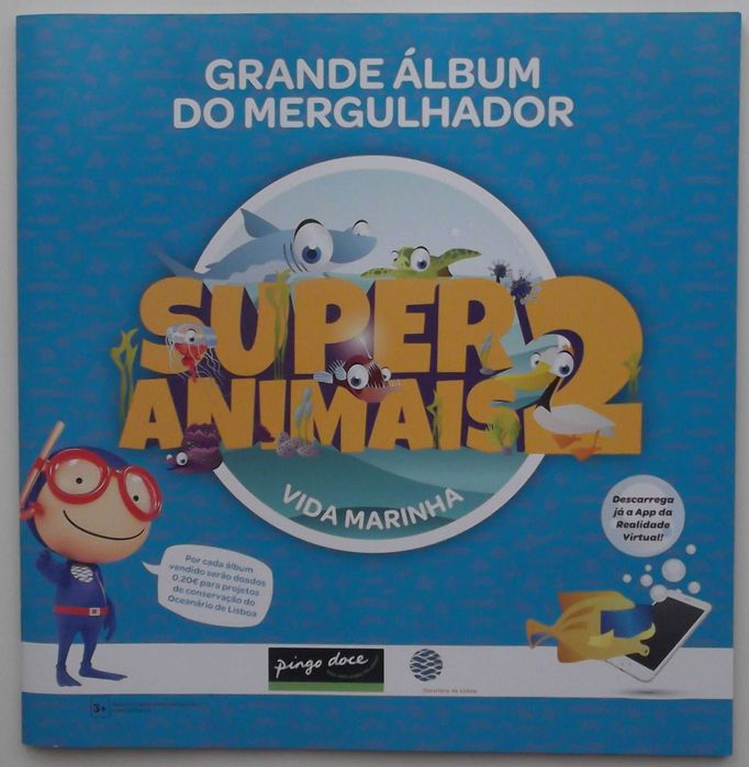 Caderneta + 108 Cartas Super Animais 2 Pingo Doce
