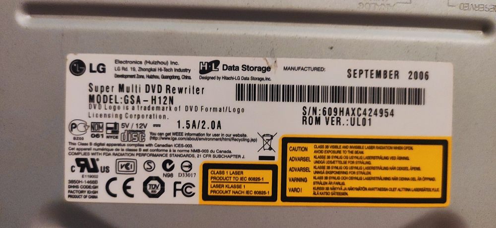 2 Drives de dvd/CD Sata LG