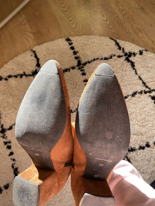 Botki brązowe zamszowe Vero Moda 38