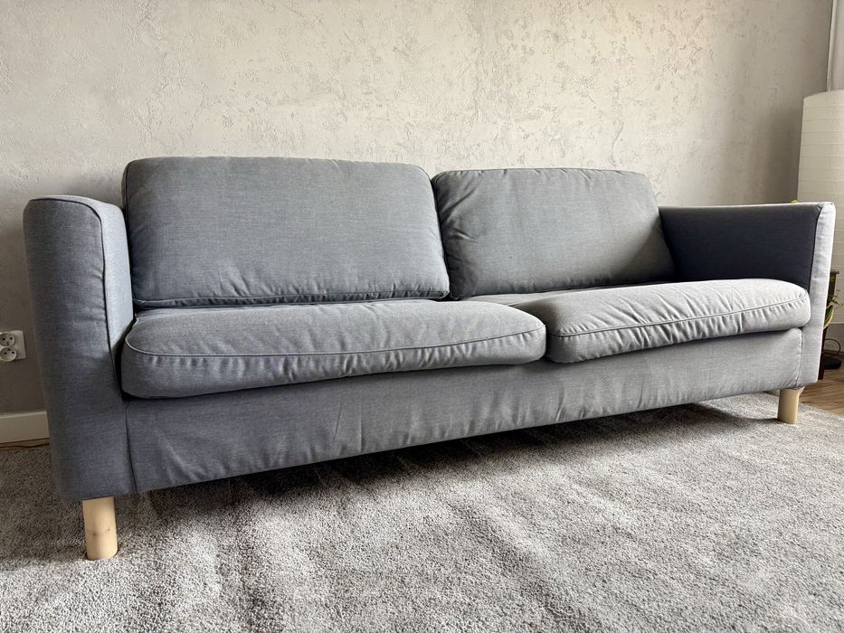 Sofa ikea parup 3 osobowa szara