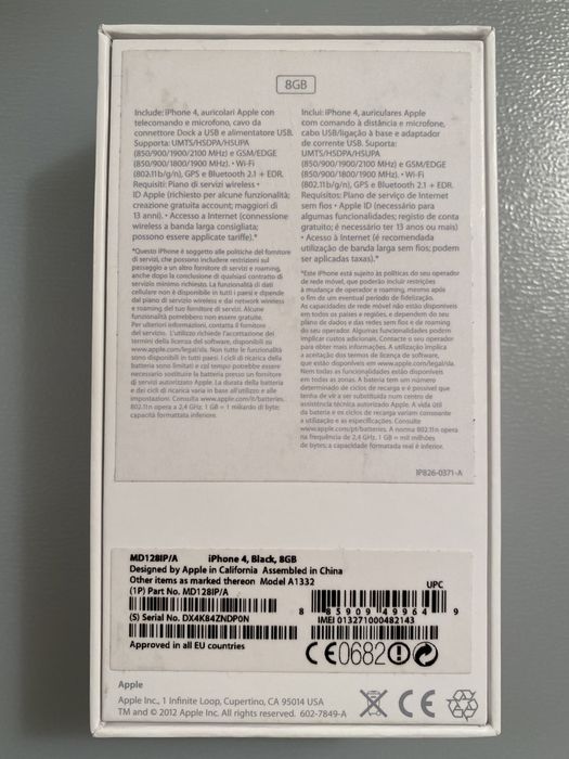 iPhone 4 - 8 GB Preto