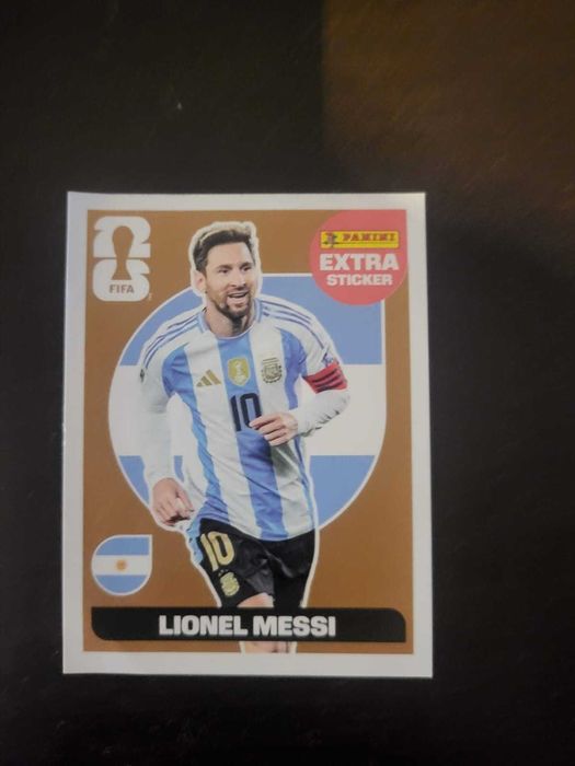 Messi Extra Sticker Bronze Mundial 2026