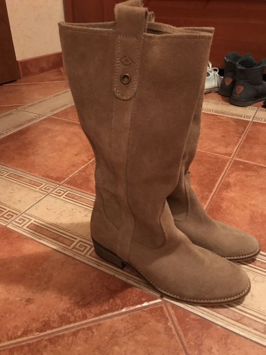 Kozaki nubuk ,Bonobo Jeans ,skóra roz. 39