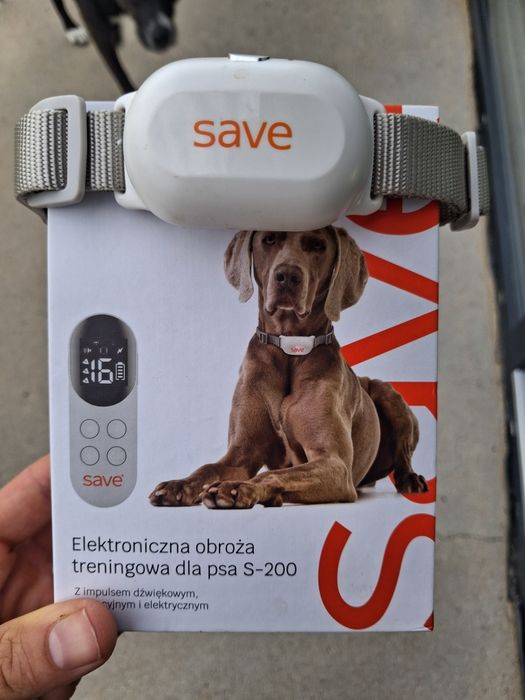 Elektroniczna obroża treningowa dla psa Save nowa