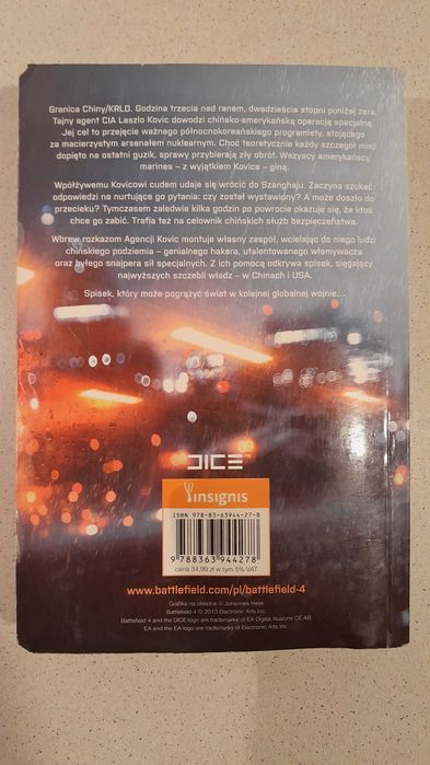 Battlefield 4 Odliczanie do wojny - Peter Grimsdale