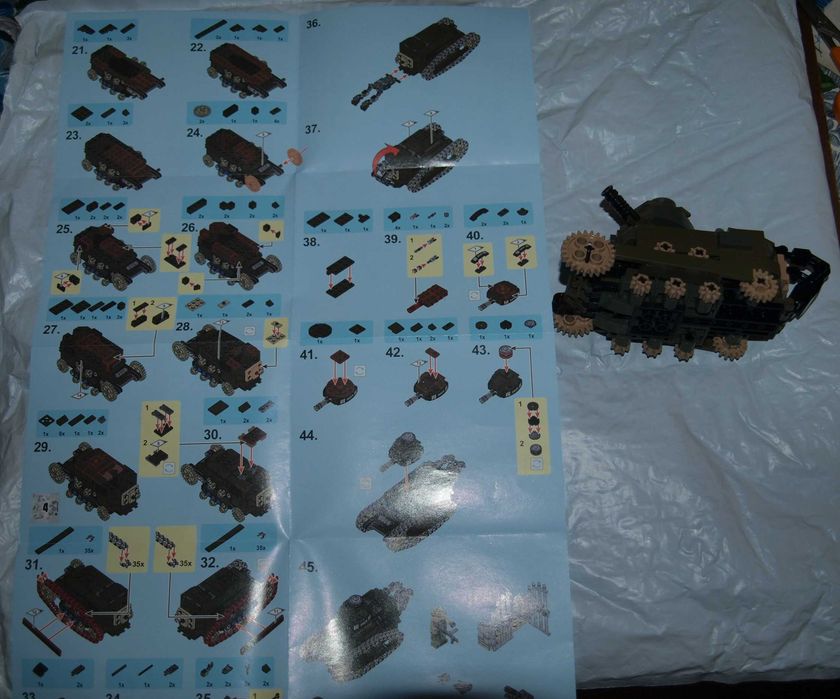 Lego Renault FT17 tanque WWI
