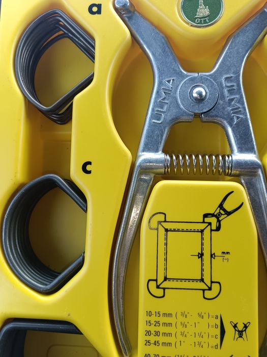 Zestaw ścisków stolarskich klamrowych Ulmia Gehrung | Made in West-Germany