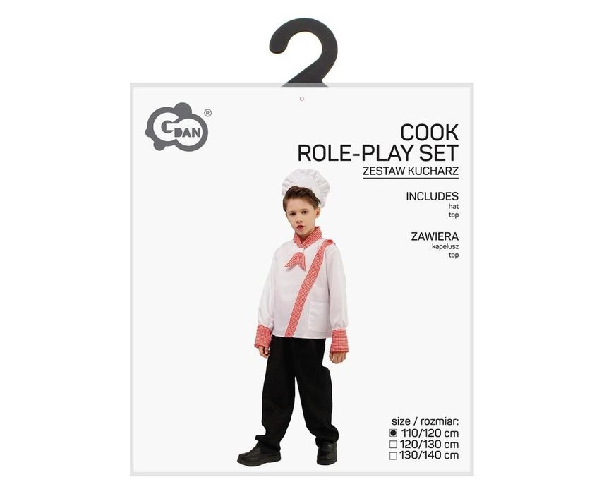 Strój dla dzieci Kucharz 110/120cm Godan oprawa: folia
