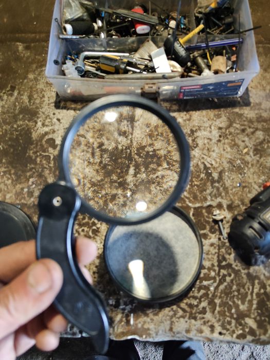 Лупа в новом состоянии, двухкратное увеличение 2х