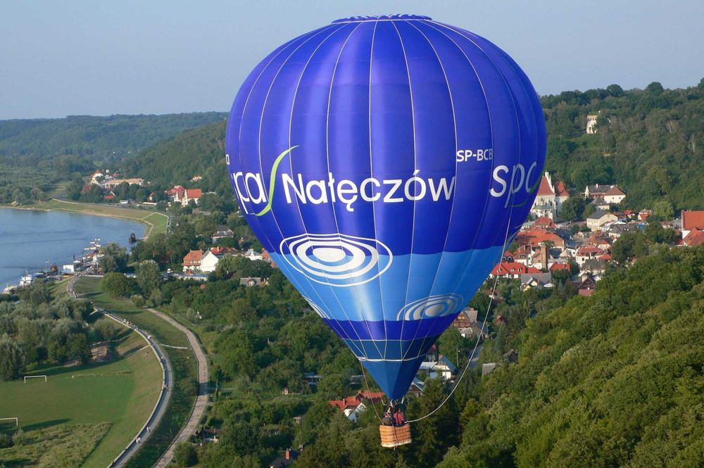 Voucher na lot balonem Nałęczów, Kazimierz Dolny.