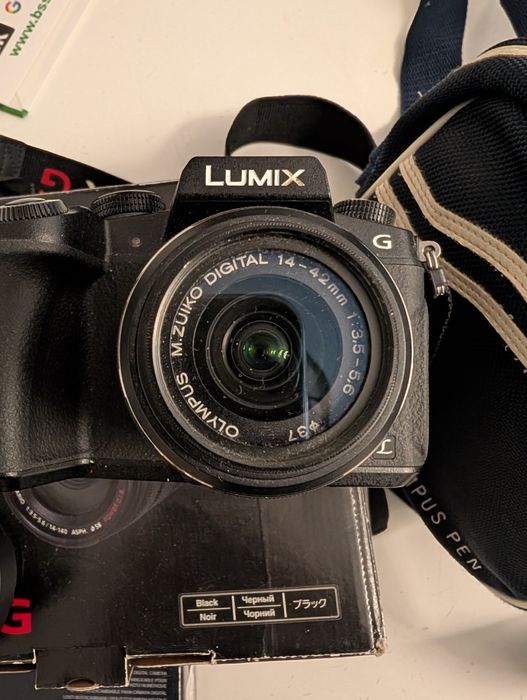 Aparat Panasonic G80 + Olympus 14-42mm, Panasonic 25mm,dodatkii!