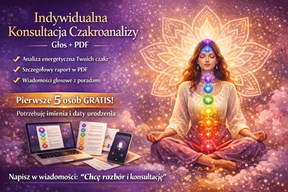 Indywidualna konsultacja czakroanalizy | Głos + PDF