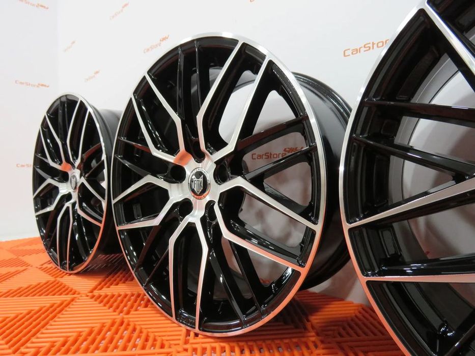 Jantes Fox BMA 19 x 8.5 et 45 5x112 Preto e Maquinado