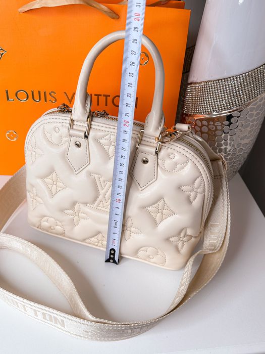 Torebka LV Louis Vuitton beżowa markowa miękka