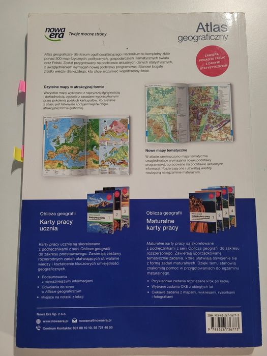 Atlas geograficzny liceum praca zbiorowa