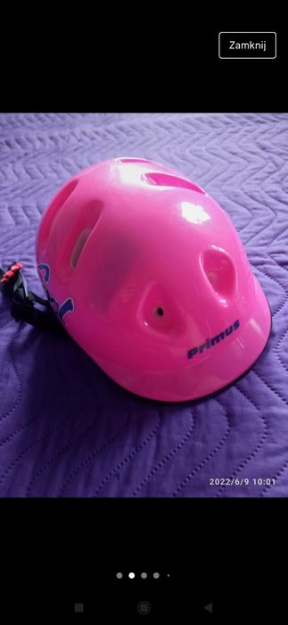 Kask rowerowy dla dziewczynki
