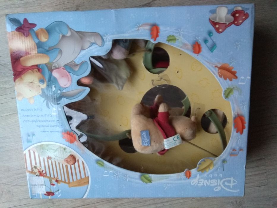 Karuzela do łóżeczka Disney puchatek grająca