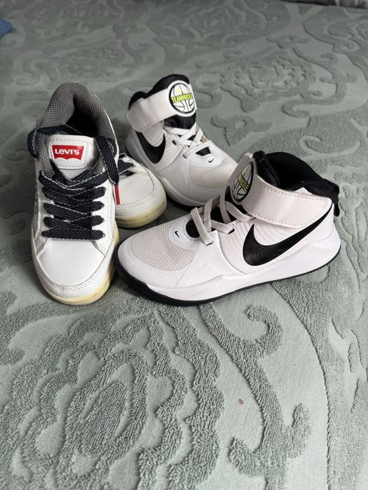 Кросівки на хлопчика Nike та Levis 28 розміру