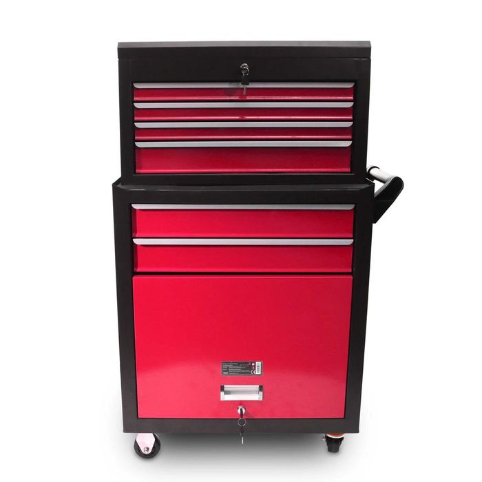 wózek warsztatowy wózek narzędziowy mobilny szafka z szufladami 2w1