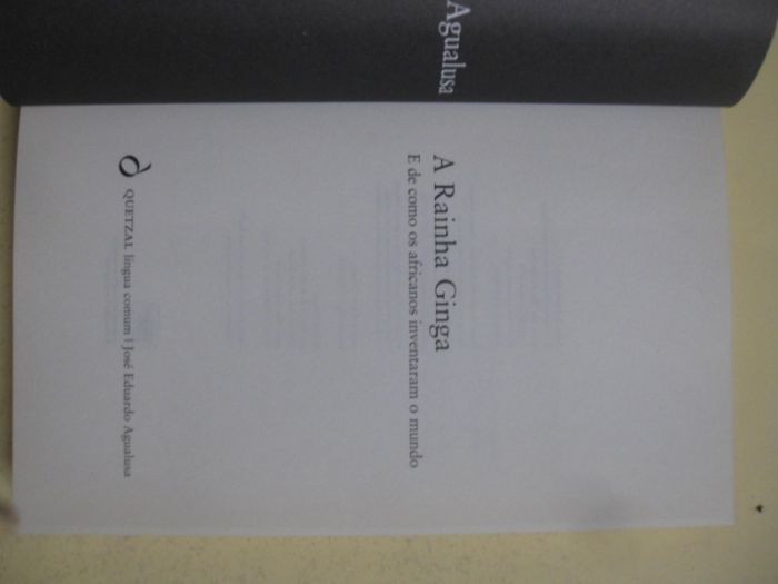 A Rainha Ginga de José Eduardo Agualusa  - C/Portes de envio