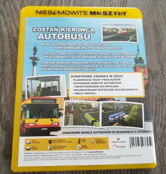 Symulator autobusu z serii Niesamowite maszyny - gra komp. Techland