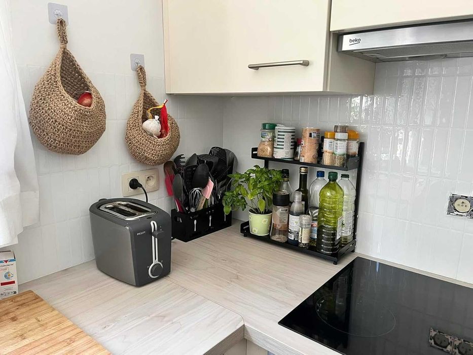 Zestaw 3 wiszących koszy na owoce do zawieszenia dekoracja do kuchni