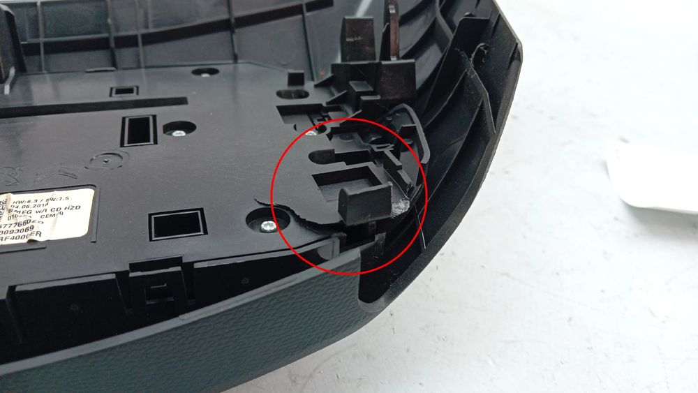 Manípulo do rádio PEUGEOT 308 II
