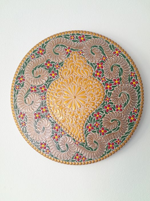 Mandala com coração de Viana 30cm