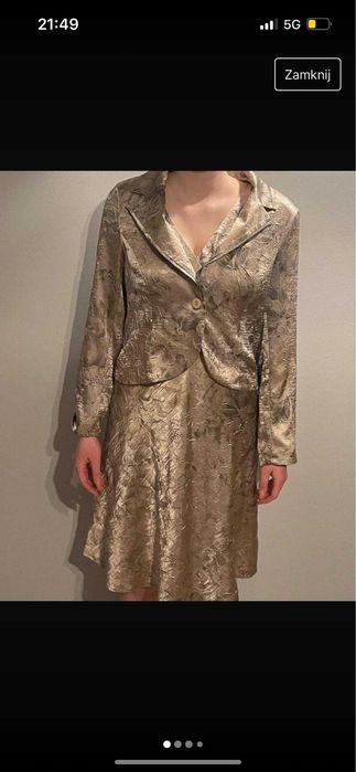 Sukienka z żakietem 42