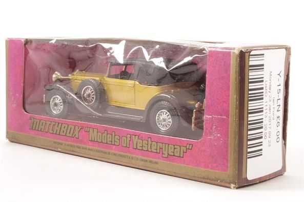 Matchbox Models Of Yesteryear Y-15 1930 Packard Victoria.