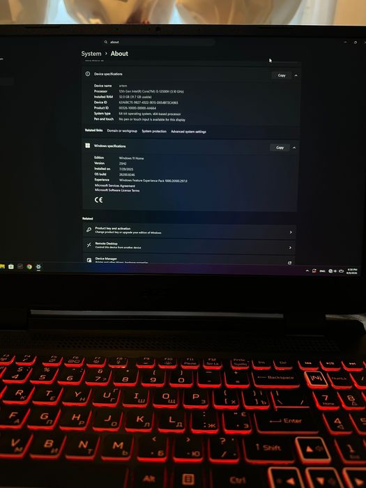 Acer Nitro 5 AN515-58 (NH.QFSEU.00C) Obsidian Black