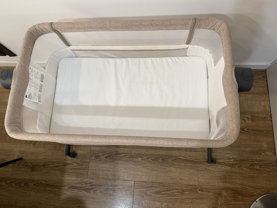 Berço Co-Sleeping Kinderkraft Bege (Com Caixa Original) – Braga