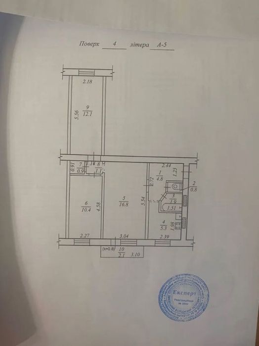 Продам 3к квартиру ул. Новоорловская 22 (район пр. Ивана Мазепы)