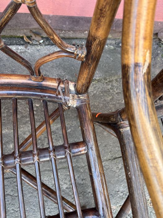 Ratanowe fotele z poduszkami krzesla ogrodowe