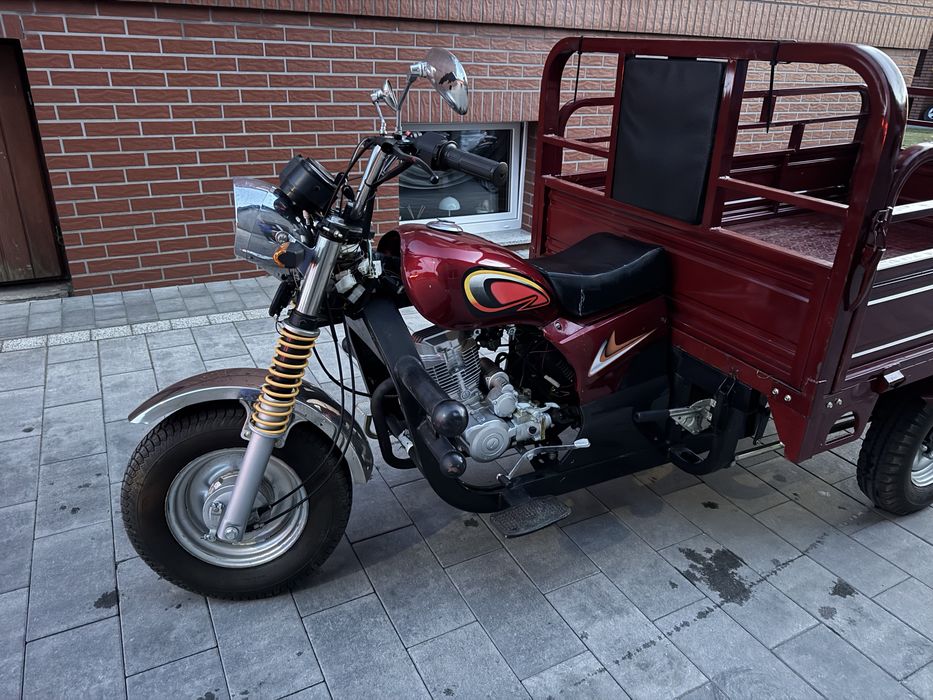 Trójkolowiec z przyczepą KIPER wywrotka 1Motocykl przyczepa MOTOR 150