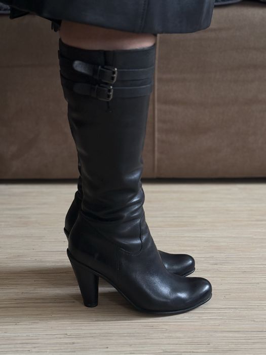 Сапожки ecco чорні