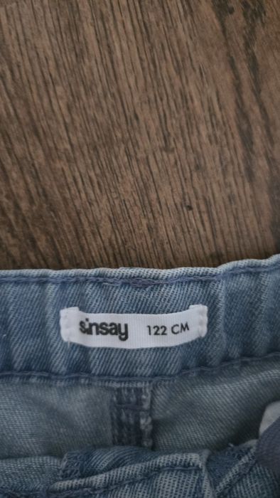 Jeansy dziewczęce sinsay 122