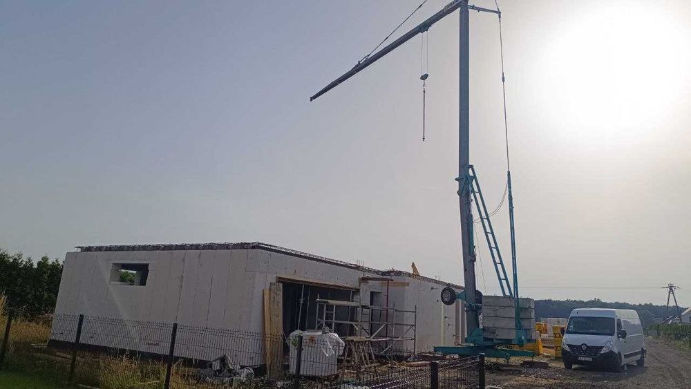 Dźwig budowalny Żuraw Wieżowy WYNAJEM Przyspiesz budowę nawet o 50% !