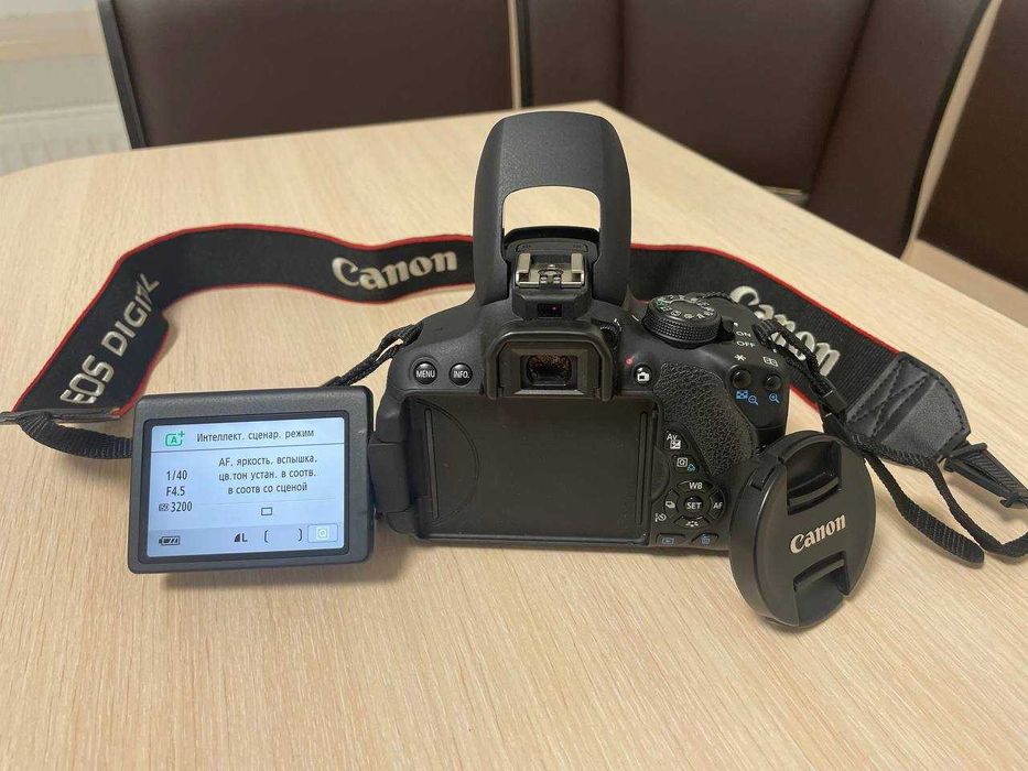 Фотоаппарат Canon 700d + объектив 18-55
