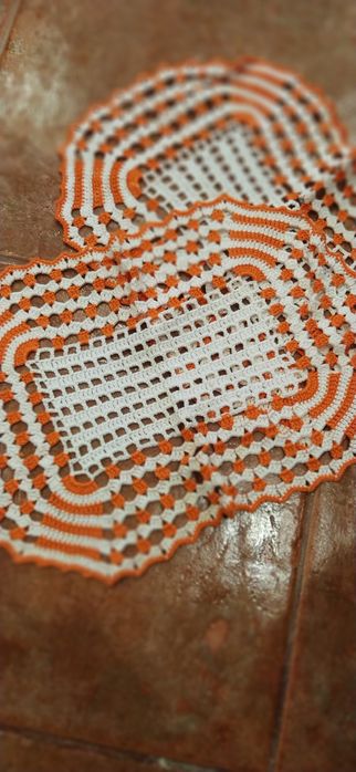 5 peças em renda feito a mão