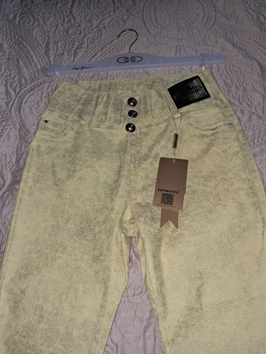 Esperanto spodnie żółte marmurek rozmiar 27