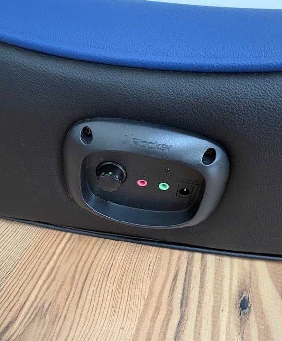 Fotel gamingowy Rocker Floor–niebieski wbudowane głośniki stereo Orbit 2.0
