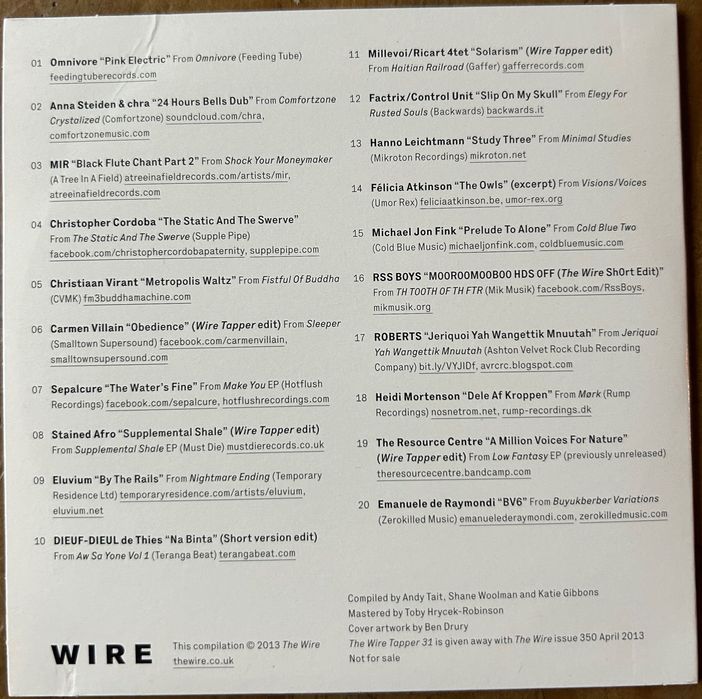 Revista The WIRE Magazine Junho 2013 + CD