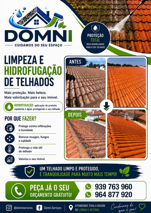Pinturas, Remodelações, Limpezas e Telhados | Domni | Lisboa e Setúbal
